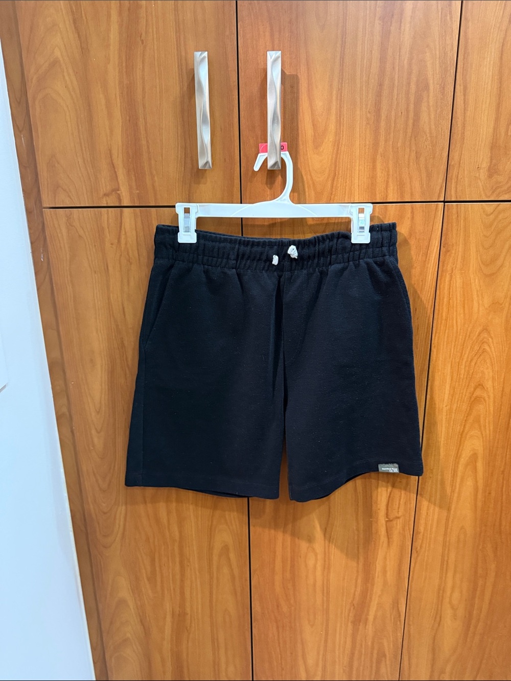 Zara Black Athletic Drawstring Men’s Shorts